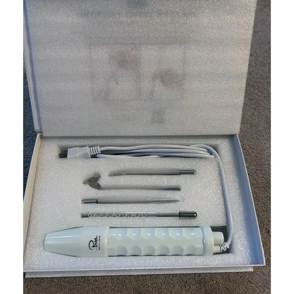 NIB! Pure Daily Care NuDerma Handheld Skin Therapy Wand Machine Anti-Aging